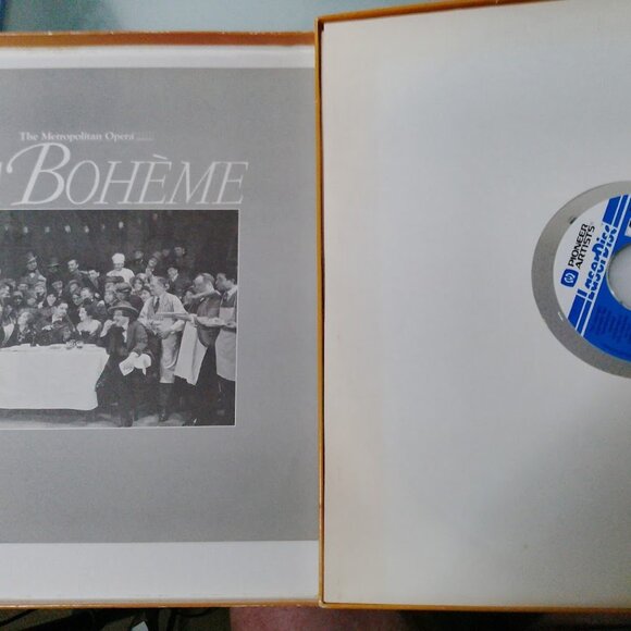 La Boheme at the Metropolitan Opera on Laser Disc - Picture 2 of 3
